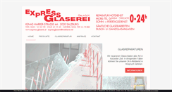 Desktop Screenshot of express-glaserei.at