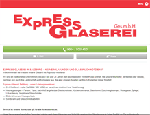 Tablet Screenshot of express-glaserei.at